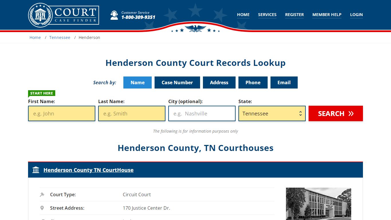 Henderson County Court Records | TN Case Lookup